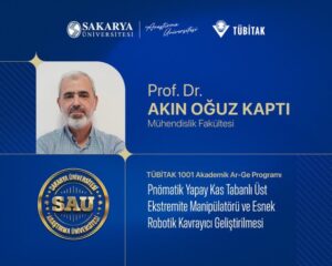 Prof. Dr. Akın Oğuz ödüllü mühendislik uzmanı, yapay kas ve robotik gelişmeleri.