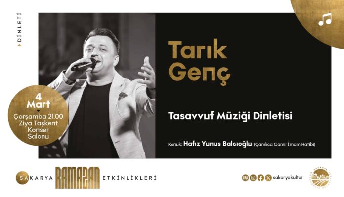 Sakarya Büyükşehir'den Ramazan Ayına Özel Tasavvuf Dinletisi Programı