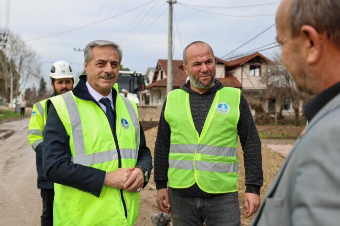 Karakamış Mahallesi’nde 3.500 Metrelik Yağmursuyu Hattı Kısa Sürede Tamamlandı