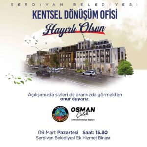 Serdivan’da Kentsel Dönüşüm İçin Yeni Dönem: Bilgilendirme Ofisi Hizmete Açılıyor