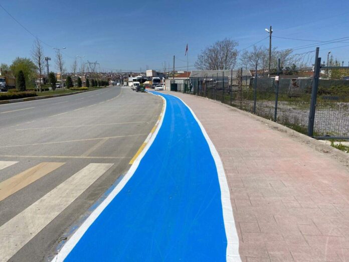 Sakarya Erenler’de Bisiklet Yollarında Bakım ve Yenileme Çalışmaları Sürdürüldü